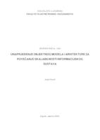prikaz prve stranice dokumenta Unaprjeđenje objektnog modela i arhitekture za povećanje skalabilnosti informacijskog sustava