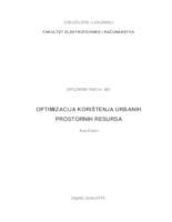 prikaz prve stranice dokumenta Optimizacija korištenja urbanih prostornih resursa