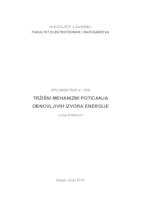 prikaz prve stranice dokumenta Tržišni mehanizmi poticanja obnovljivih izvora energije