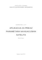 prikaz prve stranice dokumenta Aplikacija za prikaz parametara navigacijskih satelita