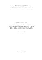 prikaz prve stranice dokumenta Performanse protokola TCP u bežičnim lokalnim mrežama