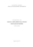 prikaz prve stranice dokumenta Izazovi u implementaciji druge digitalne dividende