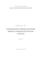 prikaz prve stranice dokumenta Povijesni razvoj obnovljivih izvora energije i pripadajućih sustava poticaja