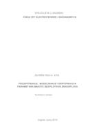 prikaz prve stranice dokumenta Projektiranje, modeliranje i identifikacija parametara makete bespilotnog zrakolova