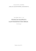 prikaz prve stranice dokumenta Proračun sigurnosti elektroenergetskih mreža