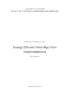 prikaz prve stranice dokumenta Energetski učinkovite implementacije algoritma za izračun sažetka