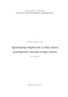 prikaz prve stranice dokumenta Upravljanje letjelicom s više rotora promjenom ravnine vrtnje rotora