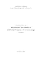 prikaz prve stranice dokumenta Metode zaštite web-sjedišta od distribuiranih napada uskraćivanja usluge