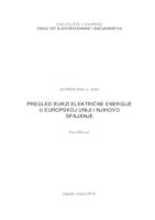 prikaz prve stranice dokumenta Pregled burzi električne energije u Europskoj uniji i njihovo spajanje