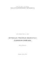 prikaz prve stranice dokumenta Detekcija i praćenje objekata u dubinskim snimkama