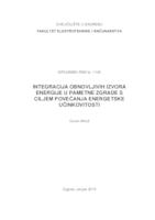 prikaz prve stranice dokumenta Integracija obnovljivih izvora energije u pametne zgrade s ciljem povećanja energetske učinkovitosti