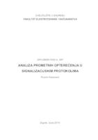 prikaz prve stranice dokumenta Analiza prometnih opterećenja u signalizacijskim protokolima