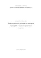 prikaz prve stranice dokumenta Elektromehanički pokretač za snimanje vibracijskih evociranih potencijala