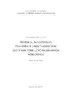 prikaz prve stranice dokumenta Protokol za uspostavu povjerenja u multi-agentskim sustavima temeljeno na binarnom konsenzusu