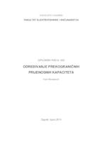 prikaz prve stranice dokumenta Određivanje prekograničnih prijenosnih kapaciteta