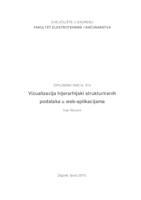 prikaz prve stranice dokumenta Vizualizacija hijerarhijski strukturiranih podataka u web-aplikacijama