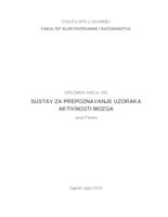 prikaz prve stranice dokumenta Sustav za prepoznavanje uzoraka aktivnosti mozga