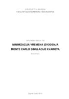 prikaz prve stranice dokumenta Minimizacija vremena izvođenja Monte Carlo simulacije kvarova