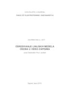 prikaz prve stranice dokumenta Određivanje linijskih modela osoba u video zapisima