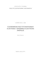 prikaz prve stranice dokumenta Koordinirani rad fotonaponskih elektrana i spremnika električne energije