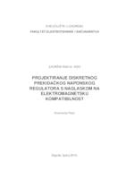 prikaz prve stranice dokumenta Projektiranje diskretnog prekidačkog naponskog regulatora s naglaskom na elektromagnetsku kompatibilnost
