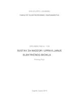 prikaz prve stranice dokumenta Sustav za nadzor i upravljanje električnog bicikla