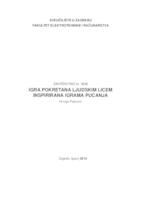 prikaz prve stranice dokumenta Igra pokretana ljudskim licem inspirirana igrama pucanja