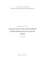 prikaz prve stranice dokumenta Analiza svojstava velikih mreža korištenjem sustava Apache Spark