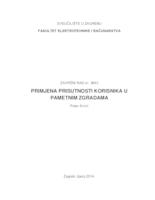 prikaz prve stranice dokumenta Primjena prisutnosti korisnika u pametnim zgradama