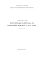 prikaz prve stranice dokumenta Modificiranje algoritama za zbrinjavanje memorije u Jikes RVM-u