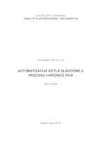 prikaz prve stranice dokumenta Automatizacija kotla sladovine u procesu varionice piva