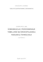 prikaz prve stranice dokumenta Komunikacija i pozicioniranje temeljeno na širokopojasnoj radijskoj tehnologiji