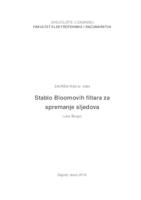 prikaz prve stranice dokumenta Stablo Bloomovih filtara za spremanje sljedova