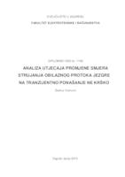 prikaz prve stranice dokumenta Analiza utjecaja promjene smjera strujanja obilaznog protoka jezgre na tranzijetno ponašanje NE Krško