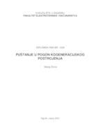 prikaz prve stranice dokumenta Puštanje u pogon kogeneracijskog postrojenja