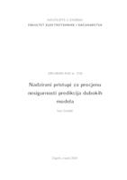 prikaz prve stranice dokumenta Nadzirani pristupi za procjenu nesigurnosti predikcija dubokih modela