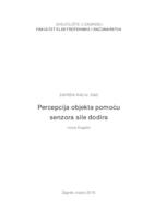 prikaz prve stranice dokumenta Percepcija objekta pomoću senzora sile dodira