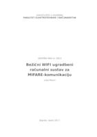 prikaz prve stranice dokumenta Bežični WIFI ugradbeni računalni sustav za MIFARE-komunikaciju