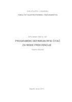 prikaz prve stranice dokumenta Programski definiran RFID čitač za niske frekvencije