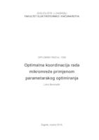 prikaz prve stranice dokumenta Optimalna koordinacija rada mikromreže primjenom parametarskog optimiranja