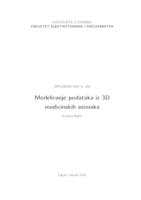 prikaz prve stranice dokumenta Modeliranje podataka iz 3D medicinskih snimaka