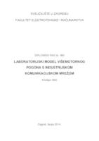 prikaz prve stranice dokumenta Laboratorijski model višemotornog pogona s industrijskom komunikacijskom mrežom