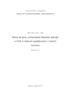 prikaz prve stranice dokumenta Nova strujna, univerzalna filtarska sekcija s CCII, s niskom osjetljivošću i niskim šumom