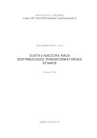 prikaz prve stranice dokumenta Sustav nadzora rada distribucijske transformatorske stanice