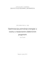 prikaz prve stranice dokumenta Optimizacija potrošnje energije u vozilu s nezavisnim električnim pogonom