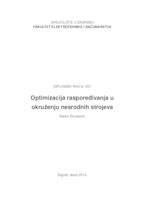 prikaz prve stranice dokumenta Optimizacija raspoređivanja u okruženju nesrodnih strojeva