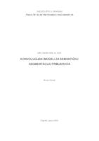 prikaz prve stranice dokumenta Konvolucijski modeli za semantičku segmentaciju primjeraka