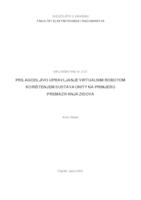 prikaz prve stranice dokumenta Prilagodljivo upravljanje virtualnim robotom korištenjem sustava Unity na primjeru premazivanja zidova