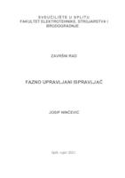 prikaz prve stranice dokumenta Fazno upravljani ispravljač