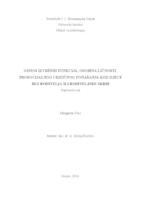 prikaz prve stranice dokumenta Odnos izvršnih funkcija, osobina ličnosti, prosocijalnog i rizičnog ponašanja kod djece bez roditelja i roditeljske skrbi